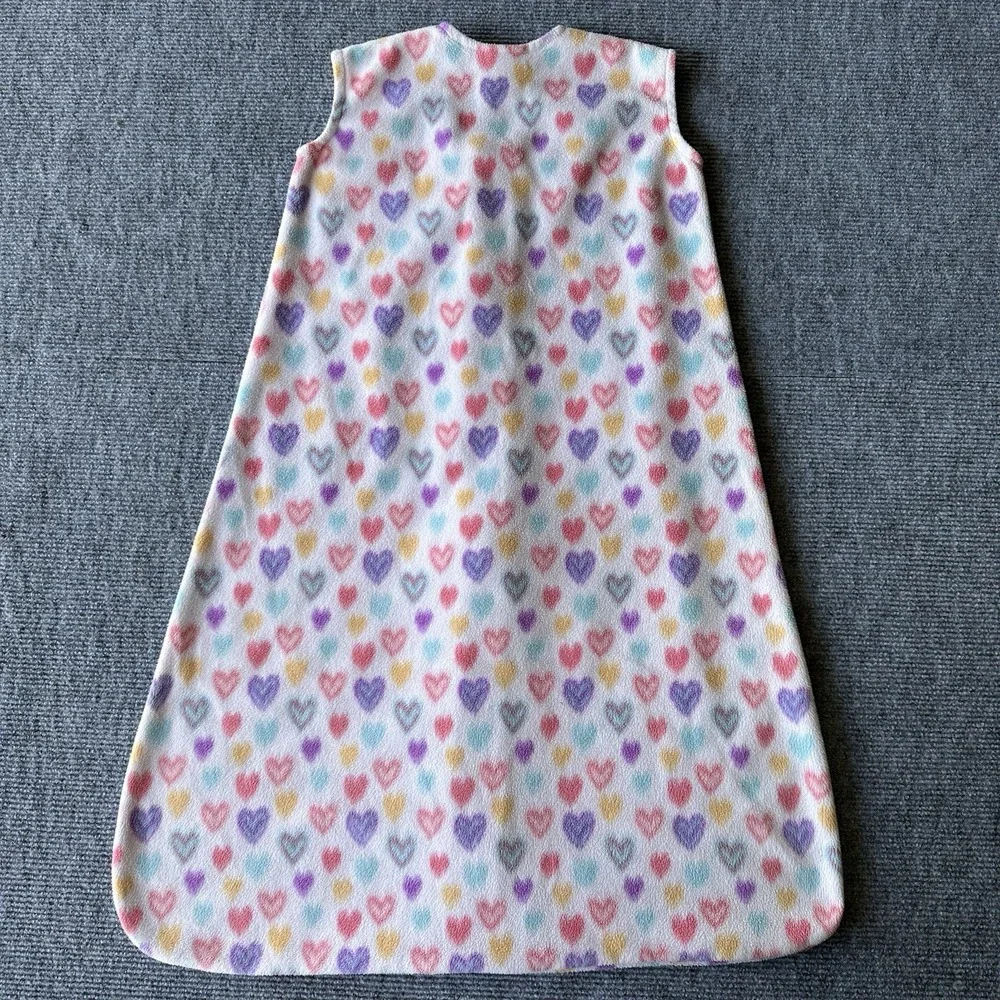 HALO SleepSack Wearable Blanket Fleece Hearts Multicolor 6-12 Months